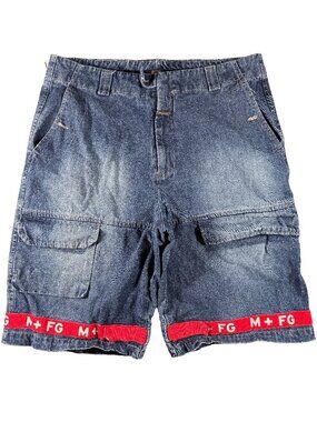 Vintage Y2K Marithe + Francois Girbaud Taped Cargo Jorts Men's size 38x12